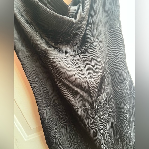 Black Halo Women’s Textured‎ Jackie O Black Knee Length Sheath Dress Size 10 - Picture 4 of 8